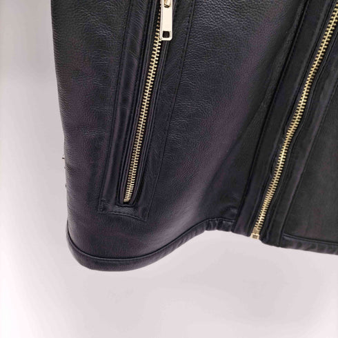 ザラマン ZARA MAN 裏地ボア フェイクレザージャケット メンズ JPN:M